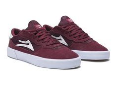 Lakai Cambridge - Men's Shoes : Burgundy Suede 3 : Modern aesthetic meets vintage design with the skate-ready Lakai Cambridge skateboard shoes! Skate shoe in a low-top silhouette featuring a mix of contemporary and classic styles. Uppers of suede, mesh, and perforated synthetic leather. Lace-up closure. Textile lining for breathable wear. DELUX-LITE footbed for cushioned comfort. PARA-MOUNT outsole offers advanced vulcanized technology for grippy performance. Imported. Measurements: Weight: 1 lb Suede Lace-up Skate Shoes For Skateboarding, Casual Suede Skate Shoes With Boost Midsole, Suede Skate Shoes With Vulcanized Sole For Streetwear, Suede Skate Shoes With Perforated Toe Box For Streetwear, Mid-top Suede Skate Shoes For Streetwear, Casual Skate Shoes With Boost Midsole, Urban Suede Skate Shoes For Streetwear, Low-top Skate Shoes With Perforated Toe Box, White Sole Suede Skate Shoes For Streetwear