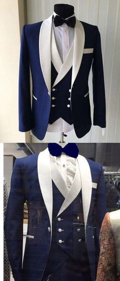 Suits Men White, Blue Prom Suit, Prom Suit, Indian Groom Wear, Wedding Tuxedo, Herren Style, Suits Men, Designer Suits For Men, Italy Outfits