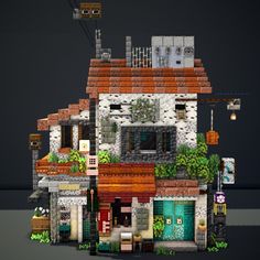 an image of a house made out of legos