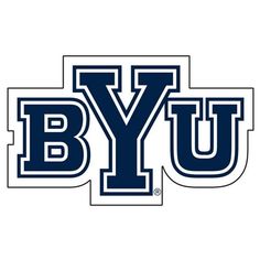 the logo of the university of young men's basketball team on a white background