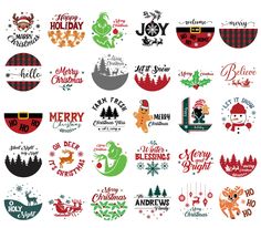 christmas stickers and decals for the holiday season