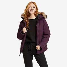 Winter Play, Eddie Bauer, Olympia, Down Jacket, Color Options, How To Wear, Color