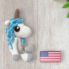 Unicorse crochet pattern - Etsy Canada