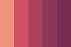 an image of the color purple and pink in different shades, with one red on each side