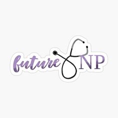 the logo for future rnp with a stethoscope sticker on it