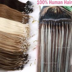 300S THICK Russian Human Remy Loop Micro Ring Nano Beads Hair Extensions Blonde Please leaving a message before you give the bad feedback, no matter what kinds of problems bothering you. We promise 100% satisfaction. Thanks for your understanding. 300S THICK Russian Human Remy Loop Micro Ring Nano Beads Hair Extensions Blonde What is micro ring hair extensions? If you are looking for superior quality real hair extensions, but are concerned about the damage they can do to your hair, these micro r Tapeins Hair Extensions, Dreads Diy, High School Hairstyles, Hair Extensions Blonde, Micro Bead Hair Extensions, Beaded Hair Extensions, Micro Ring Hair Extensions, Rings Beads, Beads Hair