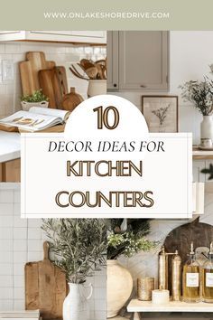 the top ten decor ideas for kitchen counters