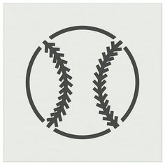 a black and white photo of a baseball ball in a circle with an arrow pointing to the right