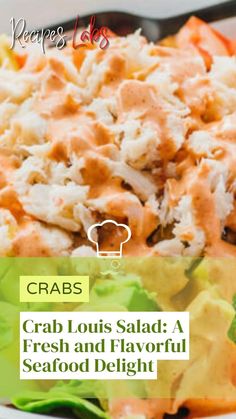 crab louis salad with fresh and flavored seafood delight