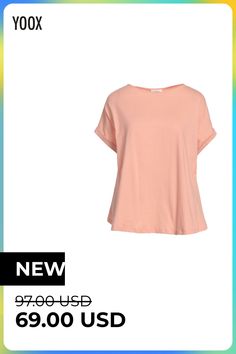 jersey, brand logo, solid color, round collar, short sleeves, no pockets , Color: Salmon pink , Size: 4 Stretch Plain Short Sleeve T-shirt, Spring Plain Stretch T-shirt, Trendy Stretch T-shirt, Casual Plain T-shirt For Spring, Spring Stretch Plain T-shirt, Sporty Plain T-shirt With Relaxed Fit, Stretch Graphic Tee With Short Sleeves, Spring Stretch T-shirt, Sporty Relaxed Fit Plain T-shirt