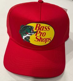 Add Items to Cart For Combined Shipping Discounts. I Normally Respond To Offers Immediately! Don't hesitate to message me. Shop Store For More Hats! Bass Pro Shop Hat White, Bass Pro Shop, Box Branding, Mesh Cap, Snap Backs, Scarlet, Bass, Trucker Hat, Mesh