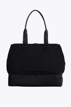 BÉIS 'The Weekender' in Black - Black Travel Bag & Overnight Bags Functional Duffle Bag With Removable Pouch For On-the-go, Practical Large Capacity Travel Accessories For On-the-go, Modern Gym Bag With Luggage Sleeve For On-the-go, Modern Gym Bag With Luggage Sleeve For Weekend Trips, Functional Diaper Bag With Luggage Sleeve, Functional On-the-go Diaper Bag With Luggage Sleeve, Functional Travel Bag With Removable Pouch For Weekend Trips, Functional Travel Tote With Removable Pouch, Functional Tote Travel Accessories With Removable Pouch