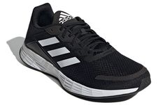 adidas Duramo SL 'Black White' GV7124 (SNKR/Cozy/Low Top/Breathable) Adidas Black Running Shoes For Workout, Black Adidas Sneakers For Workout, Black Gums, Adidas Sneaker, Adidas Performance, Giuseppe Zanotti, Karl Lagerfeld, Low Top, Adidas Sneakers