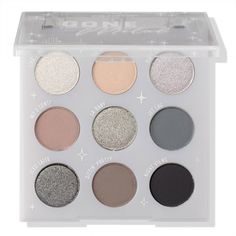 Colourpop Pressed Powder Eyeshadow Makeup Palette - Gone Metal - 0.3oz : Target Sultry Eyes, Monolid Makeup, Beginner Eyeshadow, Wedding Makeup Tutorial, Colourpop Eyeshadow, Peach Palette, Bridal Eye Makeup, Light Hair Color, Angled Brush