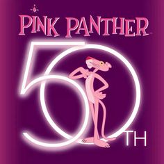 the pink panther is celebrating its 50th birthday