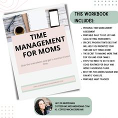 the workbook includes instructions for time management