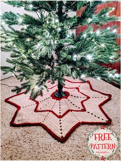 Here is the crochet tree skirt pattern for Christmas. A striped and colorful crochet tree skirt can be a great accessory. Put this crochet tree skirt that you made yourself under your Christmas tree. Watch its beauty while you put the most beautiful Christmas gifts on it. You can customize your crochet tree skirt as you wish. You can make them with yarn colors or add a pom-pom to the ends. Or make easy tassels from yarn. Here is the crochet christmas tree skirt pattern for you now. Tree Skirts Christmas Free Pattern Crochet, Granny Square Tree Skirt Free Pattern, Mini Crochet Tree Skirt, Free Crochet Christmas Tree Skirt Pattern, Easy Crochet Tree Skirt Pattern Free, Cross Stitch Tree Skirt, Easy Crochet Christmas Tree Skirt, Christmas Tree Skirts Patterns Crochet, Crocheted Tree Skirt