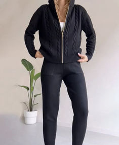 **Discover Penny - Casual Snug Set!**

This cozy set offers ultimate comfort with its relaxed fit and soft fabric. Perfect for lounging or casual outings, Penny combines ease and style for a laid-back yet chic look.

#CasualSet #Penny #ComfortAndStyle #RelaxedFashion Gorgeous Boots, Cozy Tops, Jacquard Sweater, Jumpsuit Outfit, Winter Pullover, Jacquard Knit, Winter Coats, Sweater Set, Casual Sets