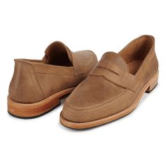 Plain Toe Loafers With Rubber Sole For Work, Masculine Plain Toe Moccasins For Semi-formal Occasions, Business Casual Almond Toe Moccasins With Rubber Sole, Moc Toe Slip-on Loafers For Work, Slip-on Moc Toe Loafers For Work, Moc Toe Tassel Loafers With Rubber Sole For Work, Semi-formal Plain Toe Moccasins With Goodyear Welt Construction, Semi-formal Moccasins With Goodyear Welt And Plain Toe, Business Casual Plain Toe Moccasins With Leather Footbed