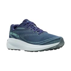 Comfortable athletic shoes built to take you from the pavement to the trail with ease, Merrell� Morphlite Trail Running Shoes for Men combine superior running comfort and traction. Built around internal booties for a completely locked-in fit, the Morphlite's breathable, easy-moving jacquard mesh uppers surround breathable mesh linings made of 100% recycled mesh. Under the feet, FloatPro� Foam midsoles and cushioning 50% recycled EVA footbeds with 100% recycled mesh covers work together to deliver lightweight comfort that lasts on or off the road. The shoes' Sticky Rubber outsoles combine 2mm lugs designed for road runs through its center with deeper 3mm lugs around the perimeter of the outsoles for traction on trails. Cleansport NXT� natural odor-control treatments. 6.5mm drop. Avg. Wt. Pe Low-top Trail Running Shoes With Ortholite Insole, Fade-resistant Running Shoes, Functional Fade-resistant Running Shoes, Low-top Fade-resistant Trail Running Shoes For Jogging, Dynamic Walking Shoes With Ortholite Insole For Outdoor, Lace-up Trail Running Shoes With Ortholite Insole For Jogging, Ortholite Insole Lace-up Trail Running Shoes For Jogging, Athleisure Running Shoes With Ortholite Insole For Outdoor, Dynamic Running Shoes With Ortholite Insole For Outdoor