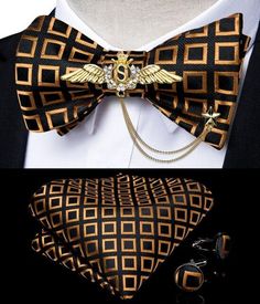 Brand Name: DiBanGuGender: MENStyle: FashionMaterial: SilkTies Type: Bow TieSize: One SizeOrigin: CN(Origin)Pattern Type: stripedDepartment Name: AdultItem Type: TiesModel Number: LH-3029-0017Bowtie Type: Self-BowtieBowtie Size: 4.5 x 2.7 inches(11.43 x 6.85cm)For Neck Size: 14"-18"(35cm-46cm) AdjustableStyle1: New fashion bow tie brooch pin setStyle2: wedding bow tieStyle3: business party tuxedo bows Mens Suit Accessories, Accessories Man, Bow Ties For Men, Pocket Square Size, Ties For Men, Bow Tie Wedding, Fathers Day Sale, Wedding Bows, Mens Bow Ties