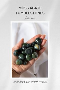 Known as the "Gardener's Stone", Moss Agate is believed to facilitate powerful grounding + connection to our Earth. This is one of our favourite crystal buddies for house plants! Meditate with this crystal to help release deep fear and self doubt, so that you can embrace the journey of your spiritual and personal growth and development.