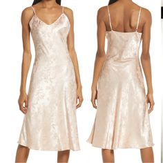 New With Tags Champagne Midi Dress Fitted Champagne Midi Dress, Cream V-neck Midi Dress For Wedding, Beige Midi-length Bridesmaid Dress, Cream Silk Midi Dress With V-neck, Maroon Fitted Dress, Feminine Cream V-neck Midi Dress, Champagne Midi Dress, Pink Bodycon Midi Dress, Red Midi Dress Bodycon