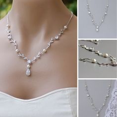 #weddings #jewelry #necklaces #bridalnecklace #weddingjewelry #bridesmaidjewelry #weddingnecklace #bridesmaidsnecklace #crystalnecklace #ybridalnecklace #bridalaccessories #weddingaccessories #daintycznecklace #bohobride #goldbridalnecklace #rosegoldnecklace Delicate Elegant Necklace For Weddings, Adjustable Silver Pearl Necklace For Wedding, Adjustable Pearl Backdrop Necklace For Wedding, Delicate Silver Bridal Necklace For Bridesmaids, Adjustable Pearl Chain Bridal Necklace For Weddings, Delicate Pearl Pendant Backdrop Necklace For Wedding, Adjustable Pearl Embellished Bridal Necklace For Wedding, Adjustable Pearl Pendant Backdrop Necklace For Wedding, Adjustable Wedding Backdrop Necklace With Pearl Pendant