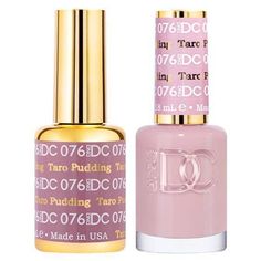 DND DC Gel Duo - Taro Pudding #076 - Universal Nail Supplies Taro Pudding, Dnd Nails, Mani Pedi, Gel Nail Polish, 15 Minutes, Gel Polish, 3 Weeks, Gel Nails