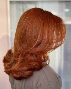 Collarbone Length Hair, Haircuts For 2023, Long Bobs, Textured Haircut, Red Hair Inspo, Medium Layered Hair, Hair Color Auburn, Flat Hair