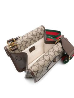 Gucci Small Neo Vintage Messenger Bag - Farfetch Designer Monogram Canvas Satchel With Adjustable Strap, Designer Monogram Canvas Flap Bag For Travel, Designer Monogram Canvas Flap Bag With Detachable Strap, Monogram Canvas Flap Satchel For Everyday Use, Designer Brown Flap Bag For Travel, Everyday Monogram Canvas Flap Satchel, Gucci Canvas Bag With Adjustable Strap, Designer Coated Canvas Flap Bags, Monogram Canvas Crossbody Satchel With Adjustable Strap