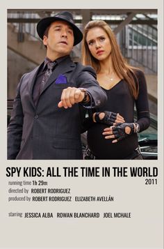 the poster for spy kids all the time in the world