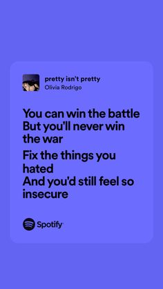 Pretty Isn’t Pretty Lyrics Olivia, Pretty Isnt Pretty Lyrics, Pretty Isn't Pretty Olivia, Room Aestethic, Olivia Rodrigo Lyrics, Song Journal, Real Lyrics, Olivia Lyrics, Relatable Lyrics