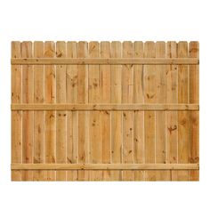 a wooden fence is shown against a white background