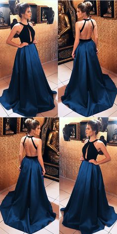 Simple Evening Gown, Backless Bridesmaid Dress, Burgundy Prom, Satin Evening Gown, Prom Dresses Simple, A Line Prom Dress, Halter Prom Dresses, Backless Evening Dress, Prom Dresses 2018