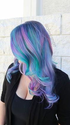 73 Extraordinary Mermaid Hairstyles That Will Turn Heads Mermaid Hairstyles, Undercut Haircut, Funky Hairstyles, Unicorn Hair, Go To The Beach