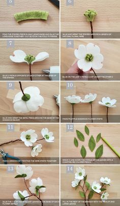 instructions to make an artificial flower headband