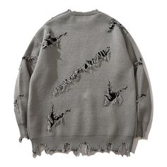 Inspiriert von Gothic-Ästhetik und Streetwear-Trends, bietet unser Distressed-Spider-Strickpullover einen einzigartigen und ausgefallenen Stil.

Material: Der Strickpullover ist aus einer hochwertigen Mischung aus 52 % Acryl, 20 % Polyester und 28 % Nylon gefertigt und garantiert Komfort und Haltbarkeit.
Design: Unser Retro-Strickpullover mit unregelmäßigem Rundhalsausschnitt, Manschetten und Saum verleiht dem Pullover einen robusten und modernen Look. Die Patchwork- und Fransendetails sorgen fü Sun Patterns, Jeans And Combat Boots, Ripped Sweater, Denim Jacket Winter, Streetwear Clothes, Distressed Sweaters, Gothic Punk, Jacket Parka, Edgy Style