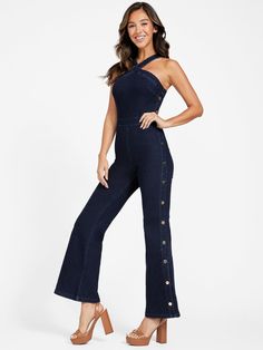 Shop iconic styles like the Eco Anya Denim Jumpsuit in the Dresses & Jumpsuits department at GUESS. Explore jeans, logo pieces, dresses, bags and shirts. Free shipping & in-store returns. Jeans Logo, Toddler Boy Shoes, Boys Coat, Denim Jumpsuit, Swimwear Tops, Lifestyle Brands, Jeans Dress, Short Tops, Stylish Women