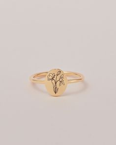 Featuring thoughtfully hand-drawn wildflowers, our new Wild Blooms ring reminds us to bloom wherever life may plant us. Wild Blooms signifies each woman's strength, beauty, and lifelong growth. This piece makes a thoughtful gift, a dainty layering piece, or an everyday go-to favorite. WILDFLOWER ∙ R I N G D E T A I L S You can't go wrong with flowers that won't lose their bloom. * Material: Sterling Silver, 18K Gold Plated, 18K Rose Gold Plated If you have any questions, please click the CONTACT Minimalist Birth Flower Ring, Minimalist Adjustable Flower Ring With Birth Flower, Minimalist Adjustable Birth Flower Ring, Thumbprint Necklace, Remembrance Necklaces, Ring Holder Necklace, Handwriting Necklace, Ring Everyday, Strength Of A Woman