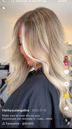 Baylage Hair, Blonde Hair Goals, Bombshell Hair, Summer Blonde Hair, Haircuts For Long Hair With Layers, Lighter Hair, Hair Done, Blonde Hair Inspiration, Blonde Hair Shades