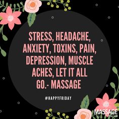 The issues you may be experiencing can melt away when you're giving or receiving a massage. #HappyFriday Massage Therapy Quotes, Licensed Massage Therapist, Therapy Quotes, Healing Touch