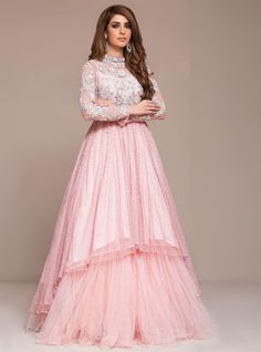 Pink Indian Wedding Dress, Pink Indian Wedding, वेस्टर्न ड्रेस, भारतीय दुल्हन संबंधी, Western Gowns, डिजाइनर कपड़े, Pink Wedding Gowns, Gown Party Wear, Lehnga Dress