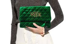 Crafted from luxe emerald green velvet, this clutch folds over to make it compact and easy to carry. The satin lined interior has enough space for cell phone, keys and make up essentials. With an interior zip pocket, this is a smart and functional bag. Magnetic buttons for fold over. Make Up Essentials, Quilted Pouch, Prom Clutch, Emerald Green Velvet, Mother Wedding, Velvet Purse, Velvet Clutch, Velvet Quilt, Wedding Purse