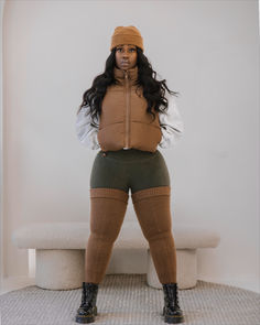 Thunda Originals are an ultimate blend of comfort, coziness, and style designed for mid-size to extra juicy thighs up to 42 inches. Available in two lengths, Long for the thigh high look and Short for the a mid-thigh high style. Constructed using a luxuriously soft acrylic fabric, there are over forty colors to choose from.

Saddle Tan is the perfect color to transition to the fall/winter season. This milky chocolate color adds warmth to every outfit and pairs well with fall colors. Winter Thigh High Hosiery With High Stretch, Cozy Over-the-knee Legwear For Fall, Trendy Fall Over-the-knee Hosiery, High Stretch Solid Legwear For Fall, Cozy Thigh High Bottoms For Fall, Cozy Thigh-high Bottoms For Fall, Winter Thigh-high High-stretch Legwear, Fall Loungewear Tights, Winter Loungewear Fitted Tights