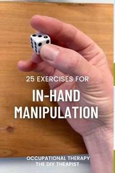 A fine motor skill, in-hand manipulation is the ability to move objects in a single hand which allows us to adjust and control our pencil grasp, tie shoelaces, manipulate buttons, and is needed scissoring among others. This resources covers the 3 main components of in-hand manipulation skills along with its subcomponents. 25 easy to implement in-hand manipulation exercises. Hand Rehabilitation Exercise, Fine Motor Exercises For Adults, Hand Dexterity Exercises, Fine Motor Skills Activities Adults, Fine Motor Skills For Adults, Fine Motor For Adults, Hand Therapy Activities, Fine Motor Activities For Adults, Fine Motor Coordination Activities