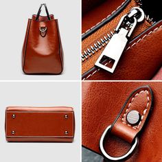 Elevate your style with the Daliene Polished Genuine Leather Bag, a retro-inspired crossbody bag crafted from high-quality leather. With its unique design and large capacity, this bag comfortably holds all your essentials. The bag comes with two straps for versatile styling options, and its sturdy construction allows it to stand upright, making it a practical and fashionable choice for any occasion.Product Information Material: Genuine Leather Top Handle & Crossbody Straps Size: 9.8" x 7" x 5.1" / 25cm x 18cm x 13cm Vintage Large Capacity Crossbody Bucket Bag, Trendy Rectangular Leather Backpack With Detachable Strap, Vintage Leather Bucket Bag With Large Capacity, Crossbody Faux Leather Bag With Top Carry Handle, Everyday Use Faux Leather Crossbody Box Bag, Faux Leather Crossbody Box Bag For Everyday Use, Everyday Faux Leather Crossbody Box Bag, Chic Leather Crossbody Backpack For Daily Use, Retro Box Bag With Adjustable Strap For Everyday Use