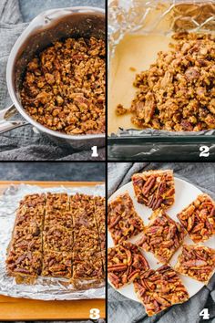 steps on how to make pecan bars