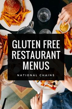 Gluten Free Restaurant Menus Gluten Free Fast Food, Gluten Free Diet Plan, Gluten Free Food List, Tarte Vegan, Menu Sans Gluten, Diet Fast, Gluten Free Info, Lunch Places, Gluten Free Travel