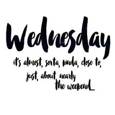 the words wednesday are written in black ink